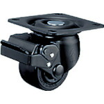 【対応・送料無料】 ハンマー　低床重荷重用旋回式ナイロン車輪（ボールベアリング）７５ｍｍ　ＳＰ付　本体：黒色