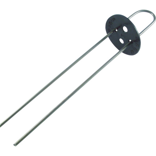 【対応・送料無料】 萩原　防草シート用　ヘアピン杭（押え板付）　黒　２５ｃｍ　２００本入 200本セット