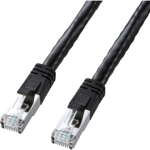 【対応・送料無料】SANWA CAT6 LANケーブル PoE対応タイプ ブラック 30m|buckteeth shop 店