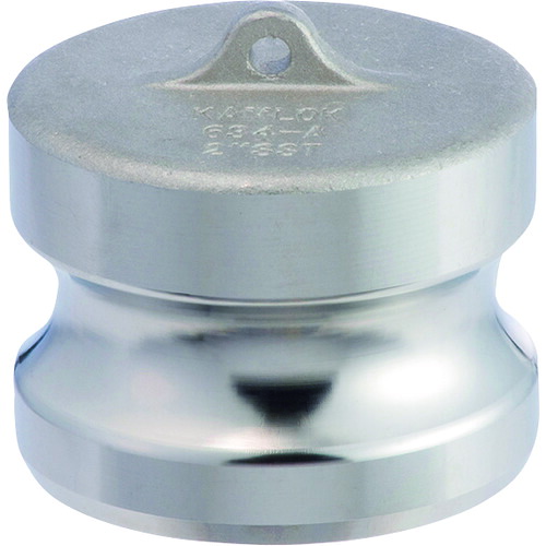 【対応・送料無料】トヨックス 634−A カムロック カプラー ダストキャップ 2−1/2インチ ステンレス SST|buckteeth shop 店