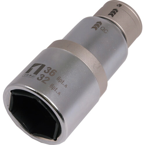 【対応・送料無料】 ミツトモ　ＱＣソケット　ダブル　３２／３６ｍｍ　６角　ＩＭ－４Ｗ３２３６Ｉ－６Ｋ