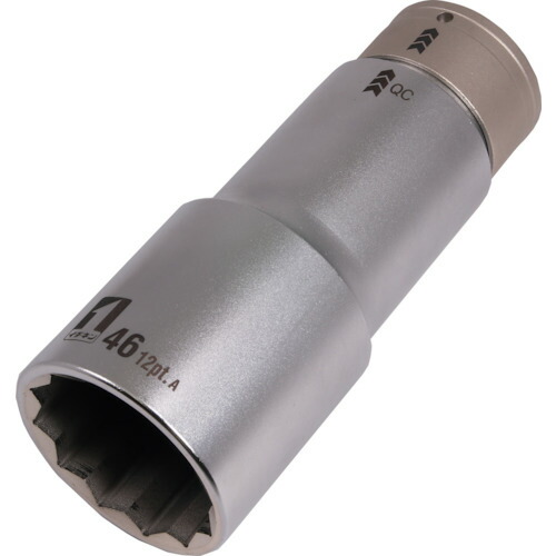 【対応・送料無料】 ミツトモ　ＱＣソケット　シングル　４６ｍｍ　１２角　ＩＭ－６Ｗ４６ＳＬ－１２Ｋ 7,645円