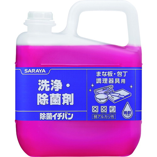 【対応・送料無料】 サラヤ　洗浄除菌剤　除菌イチバン５ｋｇ