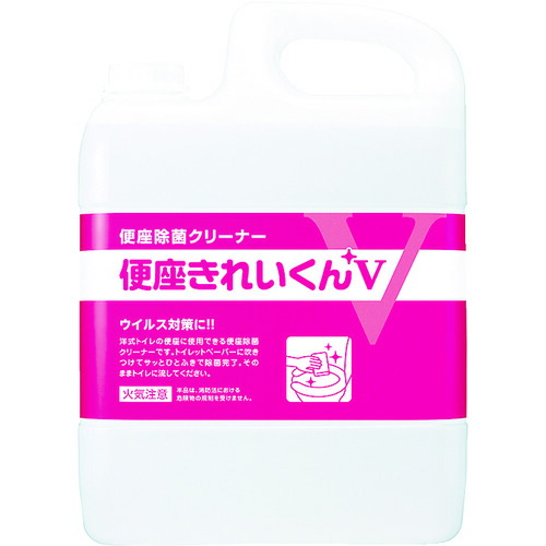 【対応・送料無料】 サラヤ　便座きれいくんＶ　５Ｌ