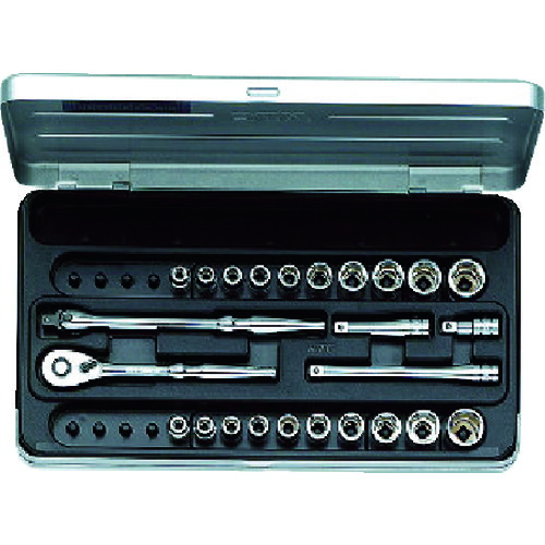 【対応・送料無料】ＫＴＣ　６．３ｓｑ．ソケットレンチセット［２５点］｜buckteeth shop 店