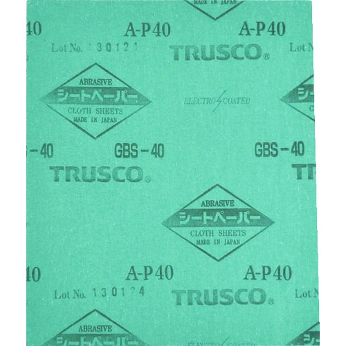 【対応・送料無料】 ＴＲＵＳＣＯ　シートペーパー　＃４０ 50枚セット