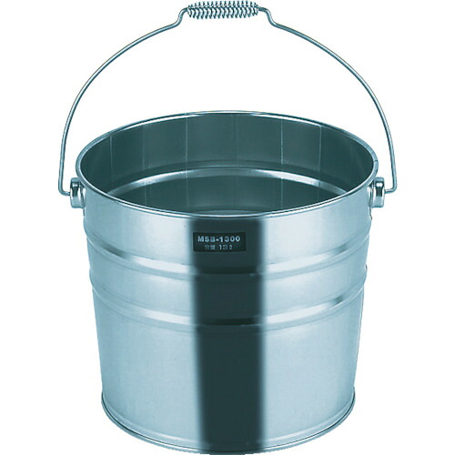 【対応・送料無料】 ＴＲＵＳＣＯ　ステンレスバケツ　１５Ｌ　３００ΦＸＨ３０５　取手付