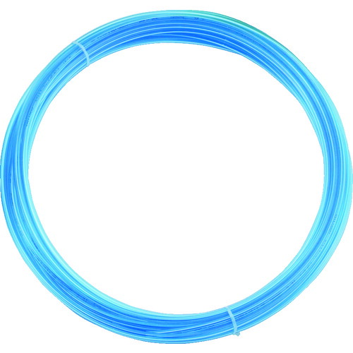 【対応・送料無料】 ＴＲＵＳＣＯ　ポリウレタンチューブ　１２Ｘ８．０ｍｍ　１０ｍ巻　クリアブルー