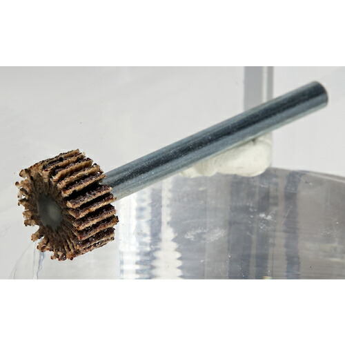 TRUSCO 薄型ミニフラップホイール 10X5X3 #100 5個入