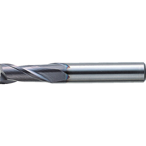三菱K 2枚刃バイオレット ハイススクエアエンドミルミディアム刃長(M)10mm
