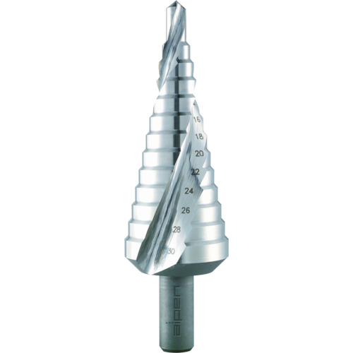 【対応・送料無料】 ＡＬＰＥＮ　２枚刃スパイラルステップドリル　２０ｍｍ　ハイス