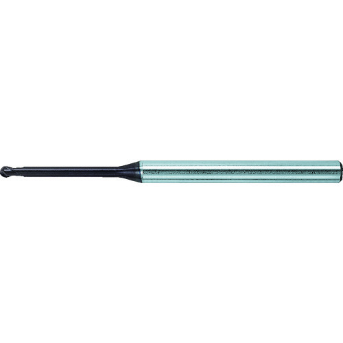 【対応・送料無料】 三菱Ｋ　２枚刃インパクトミラクルロングネック　超硬ボールエンドミル０．５ｍｍ