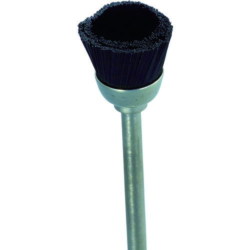 ナカニシ 静電防止ナイロンブラシ 5本入 カップ型 φ13×8×軸φ3 線φ0.15 (50743)