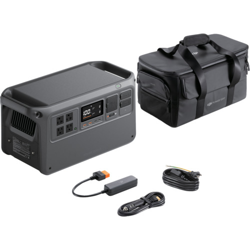 ＤＪＩ　ポータブル電源　ＤＪＩ　Ｐｏｗｅｒ　１０００　Ｖ２　ソーラー／車内充電Ｏｎ　ｔｈｅ　Ｇｏコンボ　(7224122796)