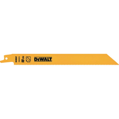 ＤＥＷＡＬＴ　レシプロソーブレード・セーバーソーブレード・レシプロソー替刃・セーバーソー替刃　セーバーソーブレード１８山ｘ２００ｍｍ（１００枚）　(DWAR818B100-JP)｜buckteeth shop 店