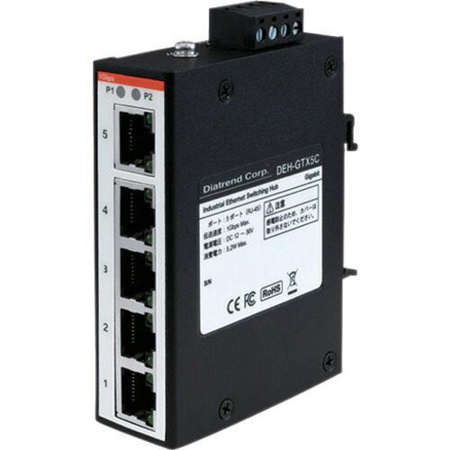 Ｄｉａｔｒｅｎｄ 工業用イーサネットスイッチングハブ ギガビットタイプ (DEH-GTX5C)