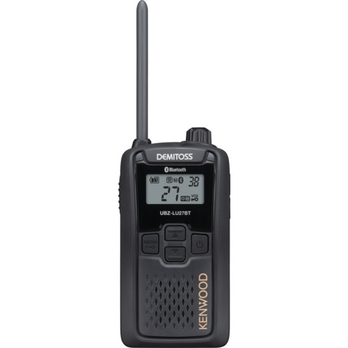 ＫＥＮＷＯＯＤ Ｂｌｕｅｔｏｏｔｈマイクロホン相応う一種独特小ワット数トランシーバー（代わり代わり・中継ぎ相応う） ＤＥＭＩＴＯＳＳ 黒いこと (UBZ-LU27BT)