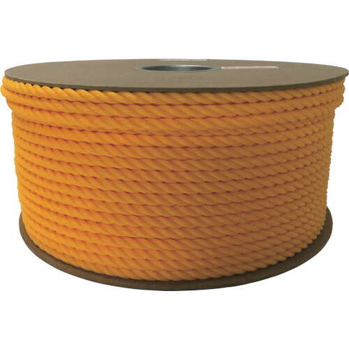 【150個書き割り】ユタカメイク 索条 ＰＥ色つや索条膜鳴楽器巻 ９φ 黄色 (RE-50)