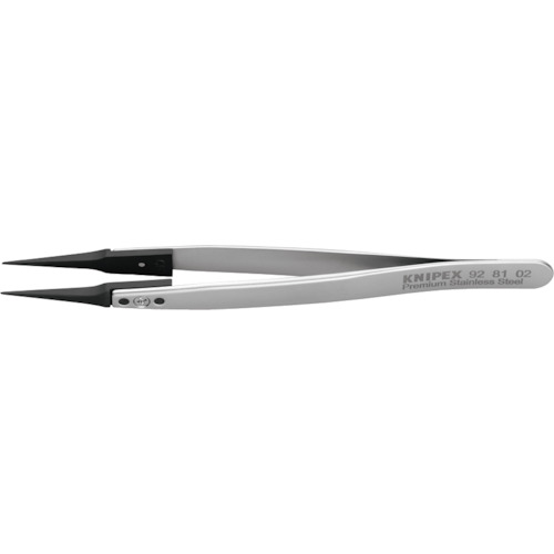 ＫＮＩＰＥＸ　ＥＳＤチップ交換式ピンセット　１３０ｍｍ
