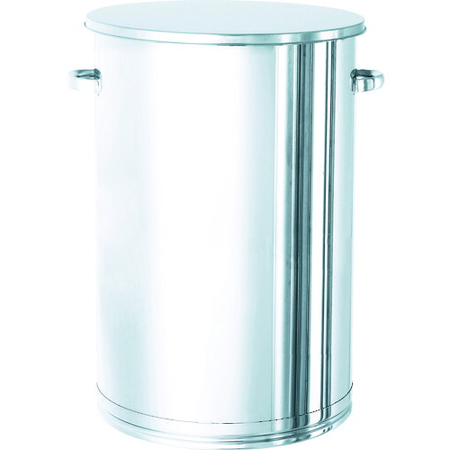 日東 ステンレスタンク 大型貯蔵用タンク(フタ付) 200L|buckteeth shop 店