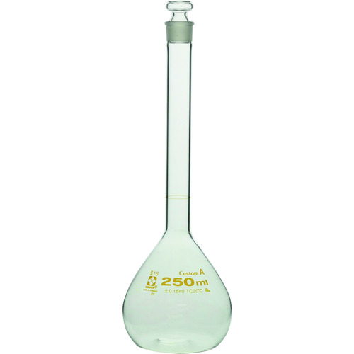 ＳＩＢＡＴＡ　メスフラスコ　カスタムＡ　２５０ｍＬ