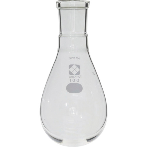 ＳＩＢＡＴＡ　ＳＰＣなす形フラスコ　ＳＰＣ－２４　１００ｍＬ