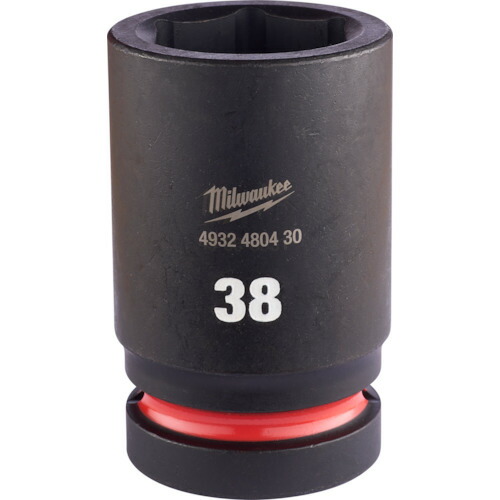 ｍｉｌｗａｕｋｅｅ　ＳＨＯＣＫＷＡＶＥ　ＩＭＰＡＣＴ　ＤＵＴＹ　ディープインパクトソケット　１インチ（２５．４ｍｍ）角　　３８ｍｍ
