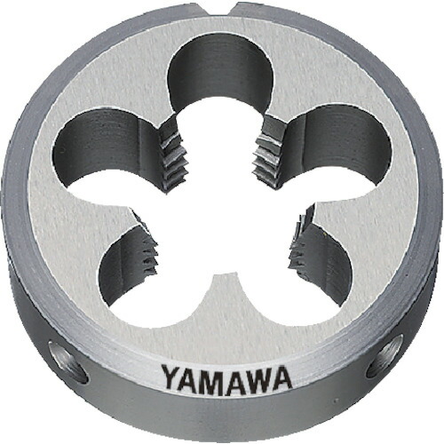 ヤマワ 亜米利加管用テーパねじ用ソリッドダイス Ｄ １／４－１８ＮＰＴ ３８径