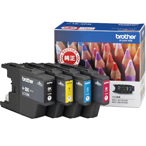 ブラザー　インクカートリッジ　ＬＣ１２－４ＰＫ　４色パック 6,058円
