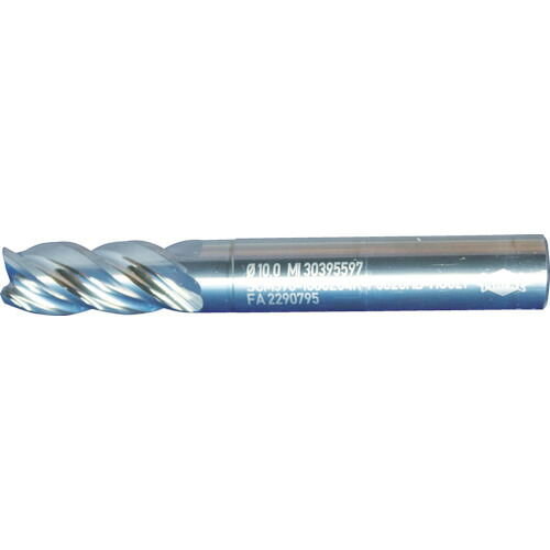 マパール　超硬ラジアスエンドミル　Ｐｅｒｆｏｒｍａｎｃｅ－Ｅｎｄｍｉｌｌ－Ｔｉｔａｎ　４枚刃　刃径１０ｍｍ　刃長２２ｍｍ　全長７２ｍｍ　シャンク径１０ｍｍ