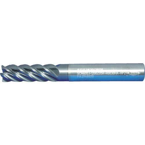 マパール　超硬ラジアスエンドミル　ＯｐｔｉＭｉｌｌ－Ｔｉｔａｎ－Ｔｒｏｃｈｏｉｄ　５枚刃　チタン用　刃径１２ｍｍ　刃長３６ｍｍ　全長９３ｍｍ　シャンク径１２ｍｍ