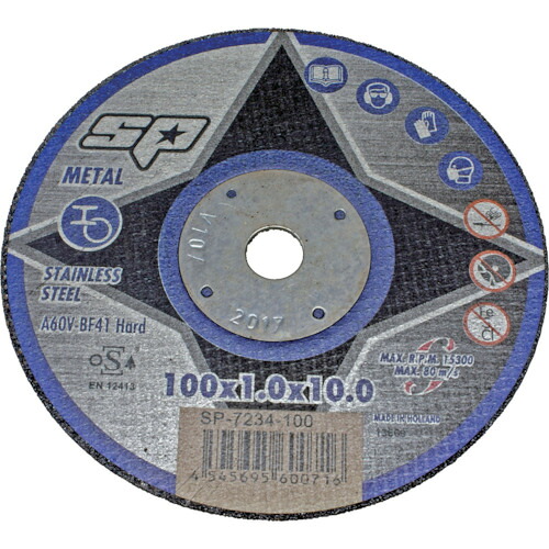 ＳＰ　Φ１００ｍｍ切断砥石　（１０枚入）