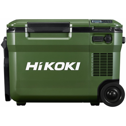 ＨｉＫＯＫＩ １８Ｖ－１４．４Ｖ コードレス冷ややかさ庫大電気容量大いさ２５Ｌ フォレストグリーン マルチ雄捩子書き割り品