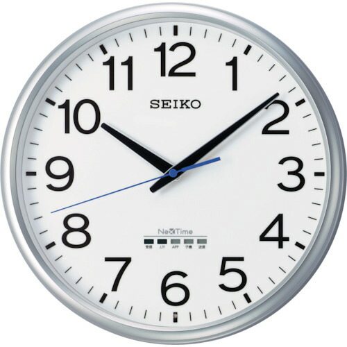 ＳＥＩＫＯ　電波掛時計　”セイコーネクスタイム　ＺＳ２５３Ｓ”　（ハイブリッド電波時計）