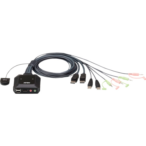 ＡＴＥＮ ＫＶＭ取り替えっこ ２界面／ＵＳＢ／ＤｉｓｐｌａｙＰｏｒｔ／有線テレビ型（ワイヤード遠隔操作付）