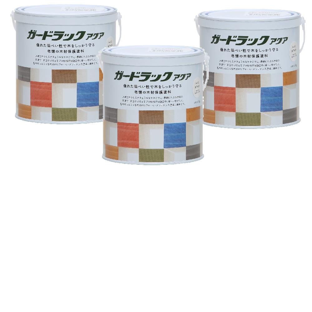 和信ペイント ガードラックアクア Ａ&minus;１２ ホワイト（ＨＣ） 0.6kg ３缶セット｜buckteeth shop 店