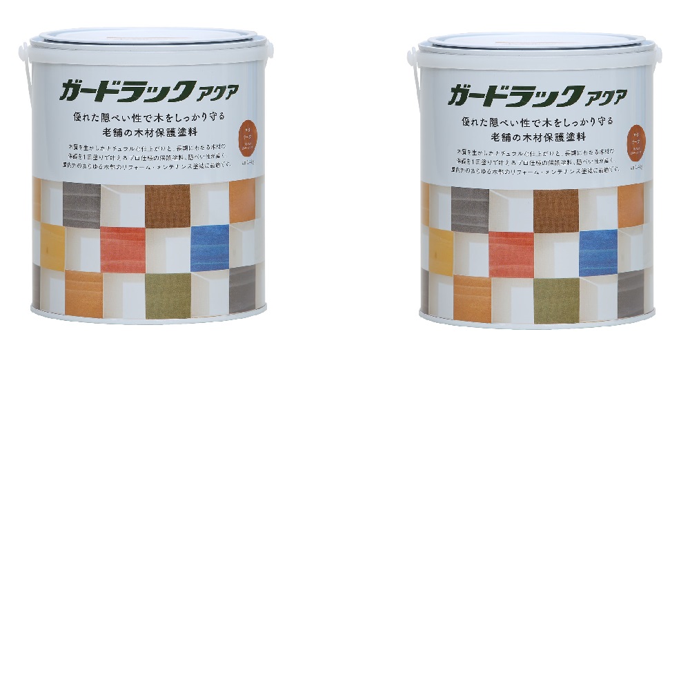 和信ペイント ガードラックアクア Ａ－３ チーク（ＨＣ） 1.4kg ２缶セット