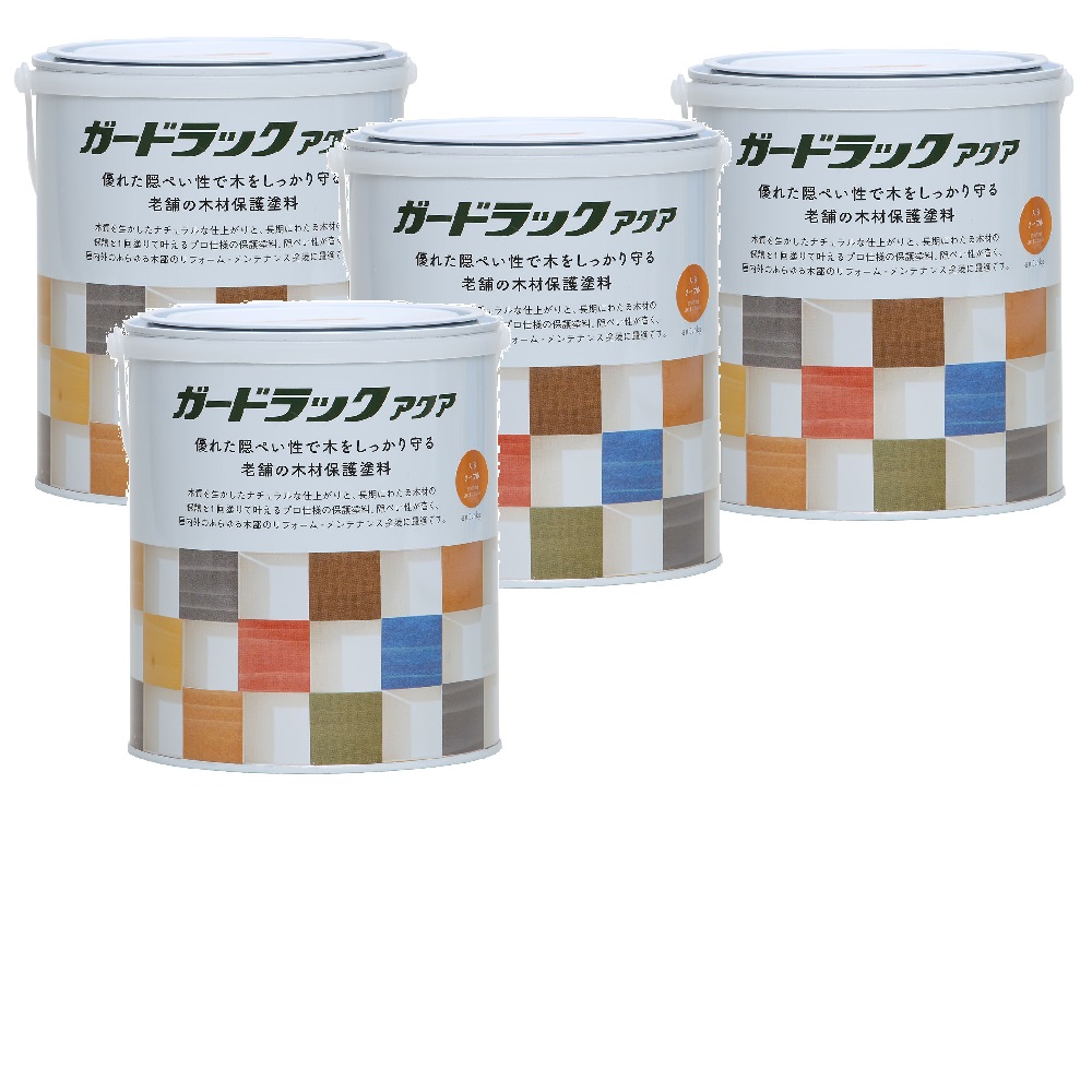 和信ペイント ガードラックアクア Ａ－８ メープル（ＨＣ） 1.4kg ４缶セット