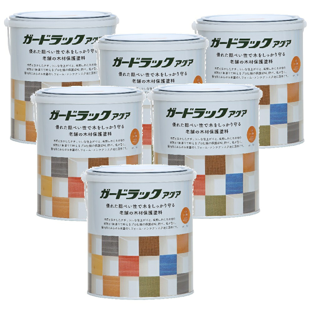 和信ペイント ガードラックアクア Ａ－８ メープル（ＨＣ） 1.4kg ６缶セット