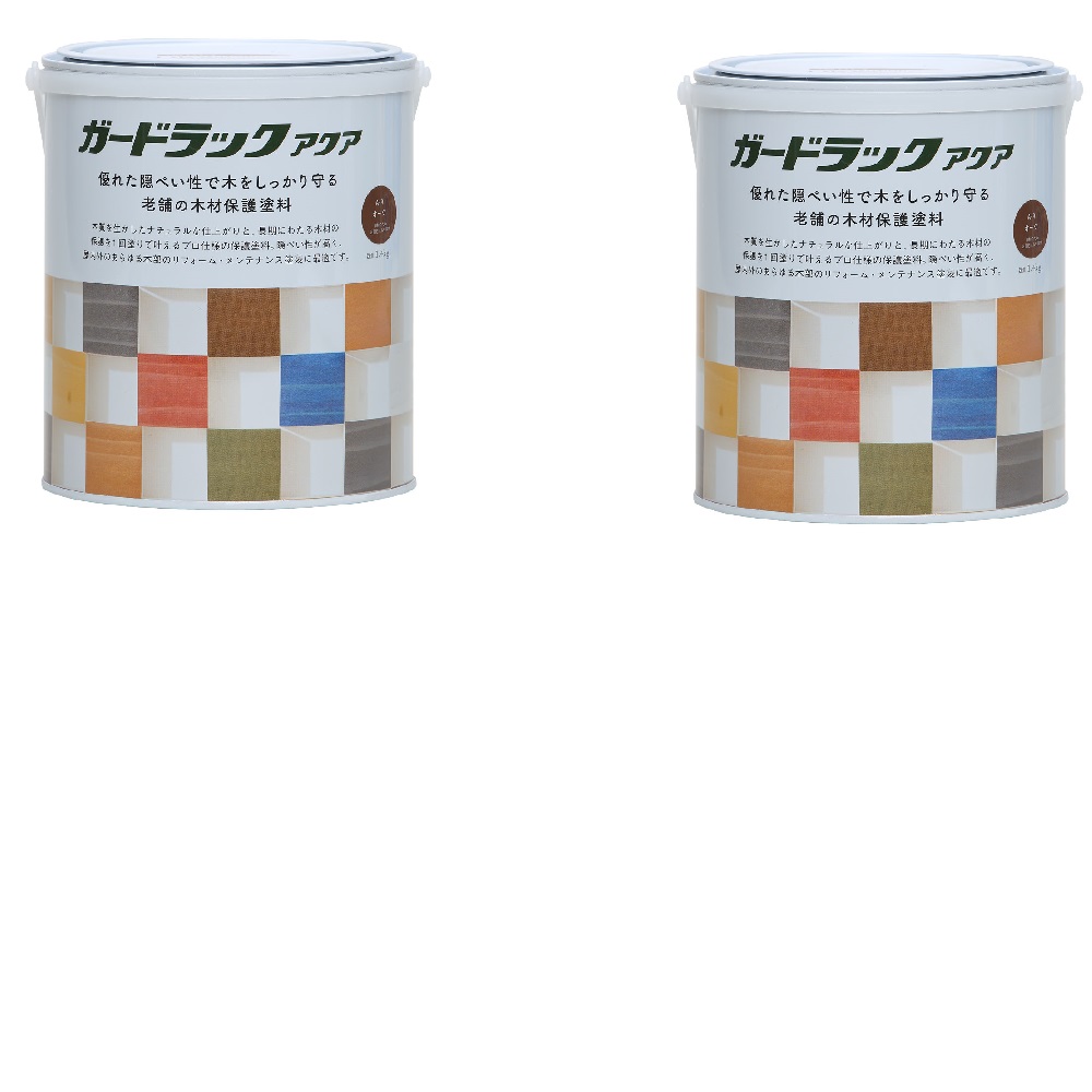 和信ペイント ガードラックアクア Ａ－９ オーク（ＨＣ） 1.4kg ２缶セット