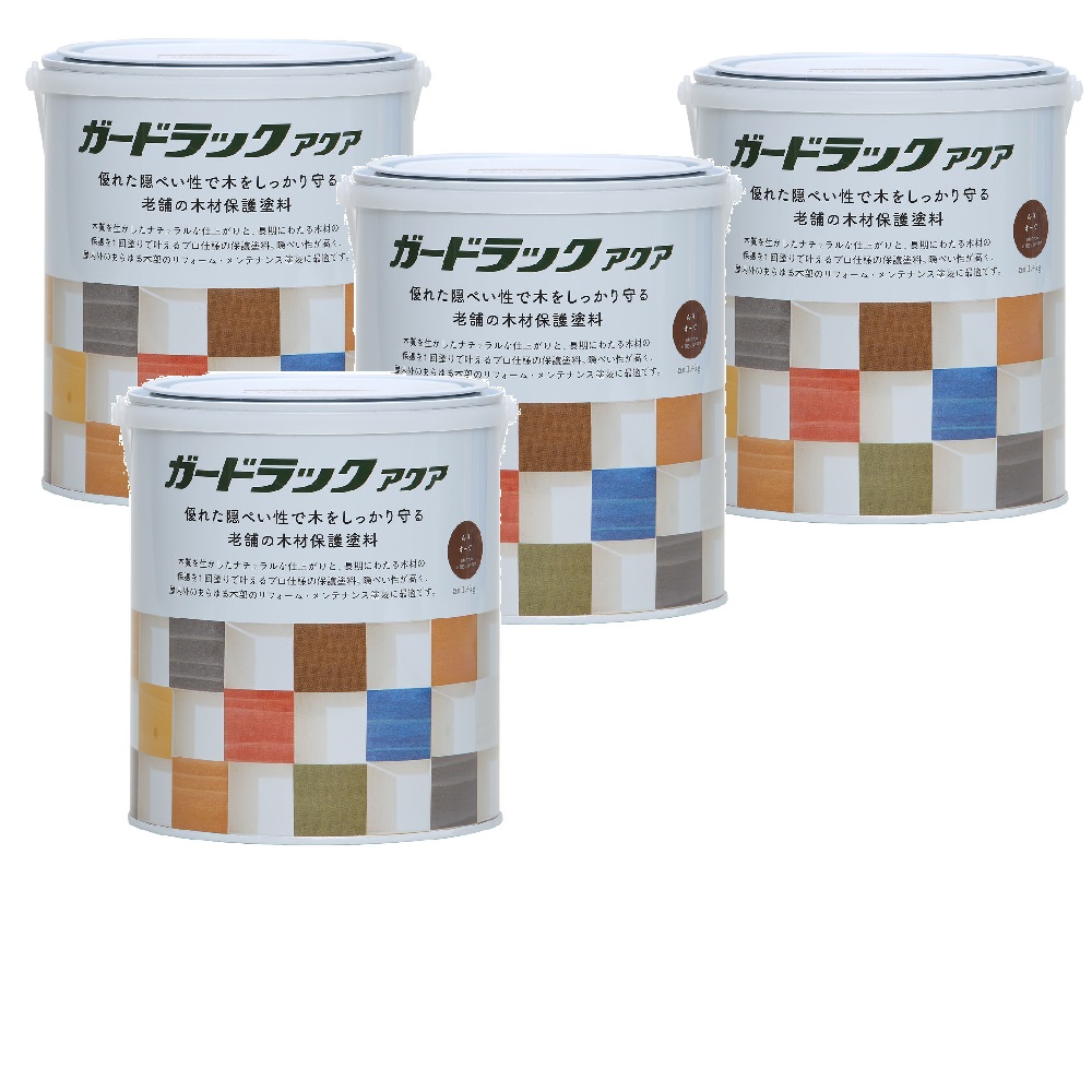 和信ペイント ガードラックアクア Ａ－９ オーク（ＨＣ） 1.4kg ４缶セット