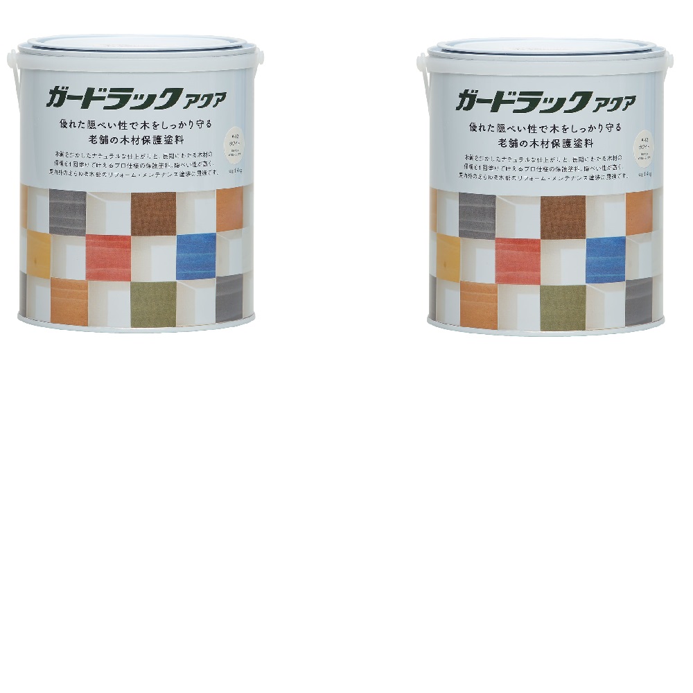 和信ペイント ガードラックアクア Ａ－１２ ホワイト（ＨＣ） 1.4kg ２缶セット