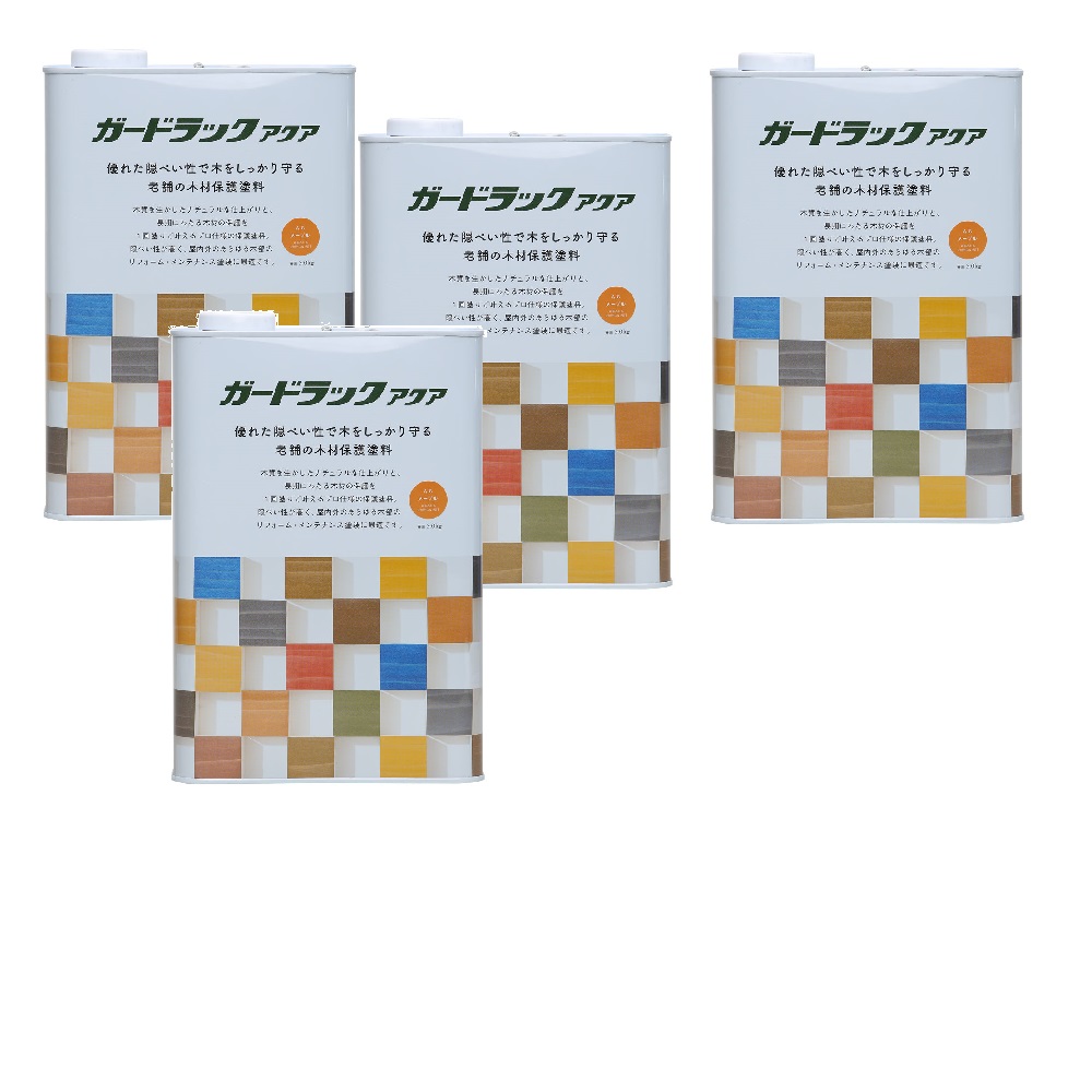 和信ペイント ガードラックアクア Ａ－８ メープル（ＨＣ） 3kg ４缶セット
