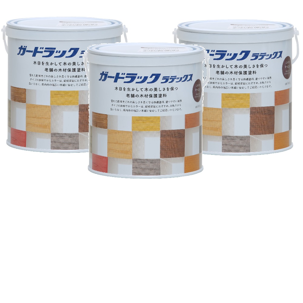 和信ペイント ガードラックラテックス ＬＸ－１０ マーロン（ＨＣ） 0.6kg ３缶セット