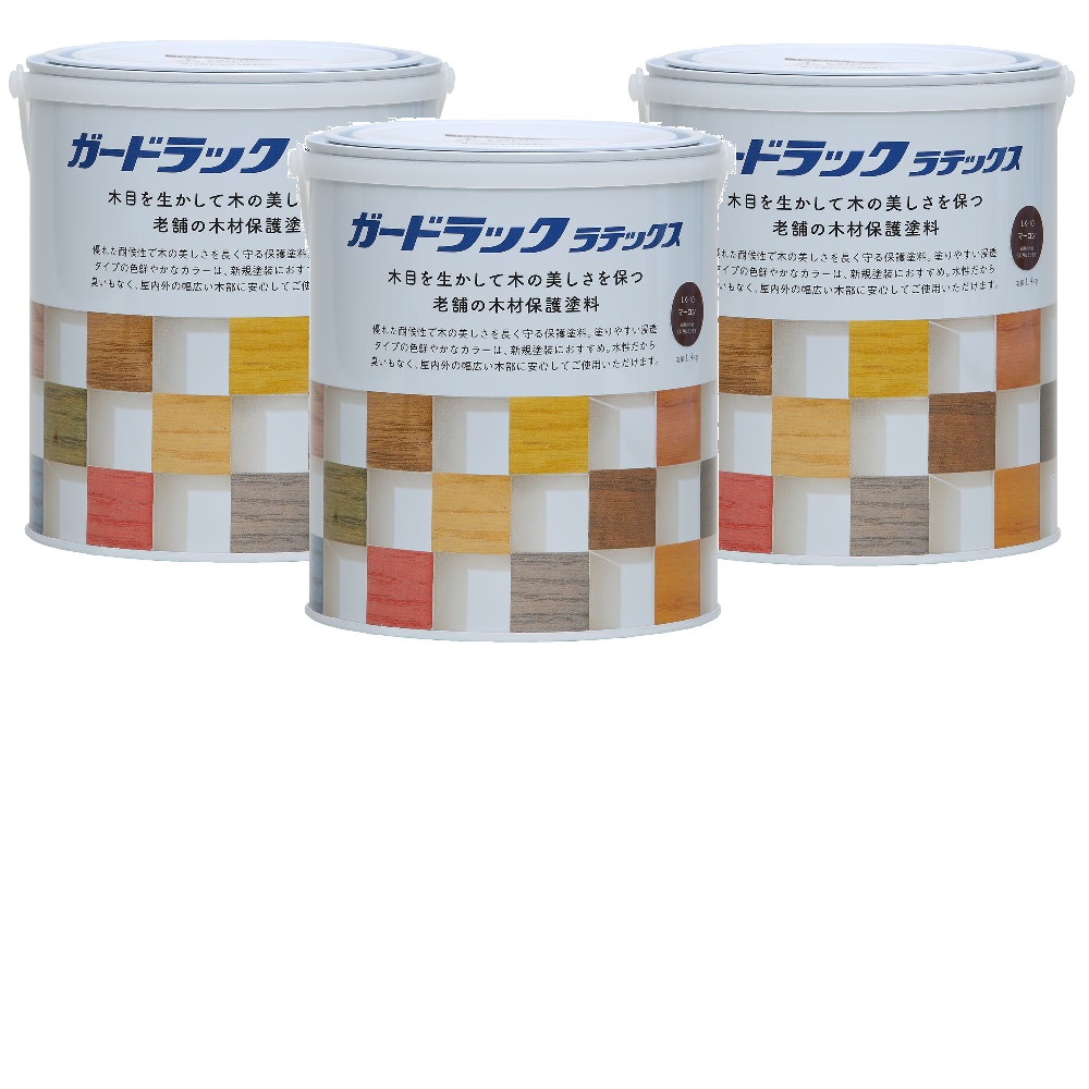 和信ペイント ガードラックラテックス ＬＸ－１０ マーロン（ＨＣ） 1.4kg ３缶セット