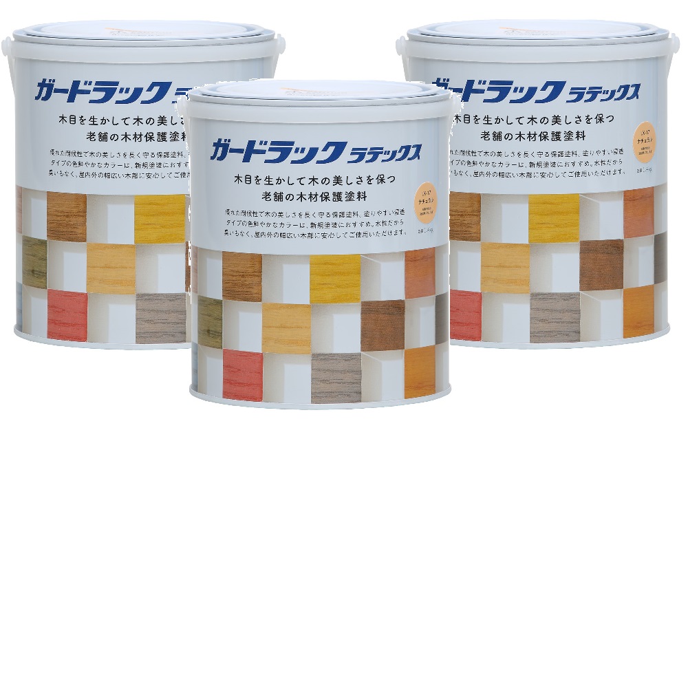 和信ペイント ガードラックラテックス ＬＸ－１７ ナチュラル（ＨＣ） 1.4kg ３缶セット