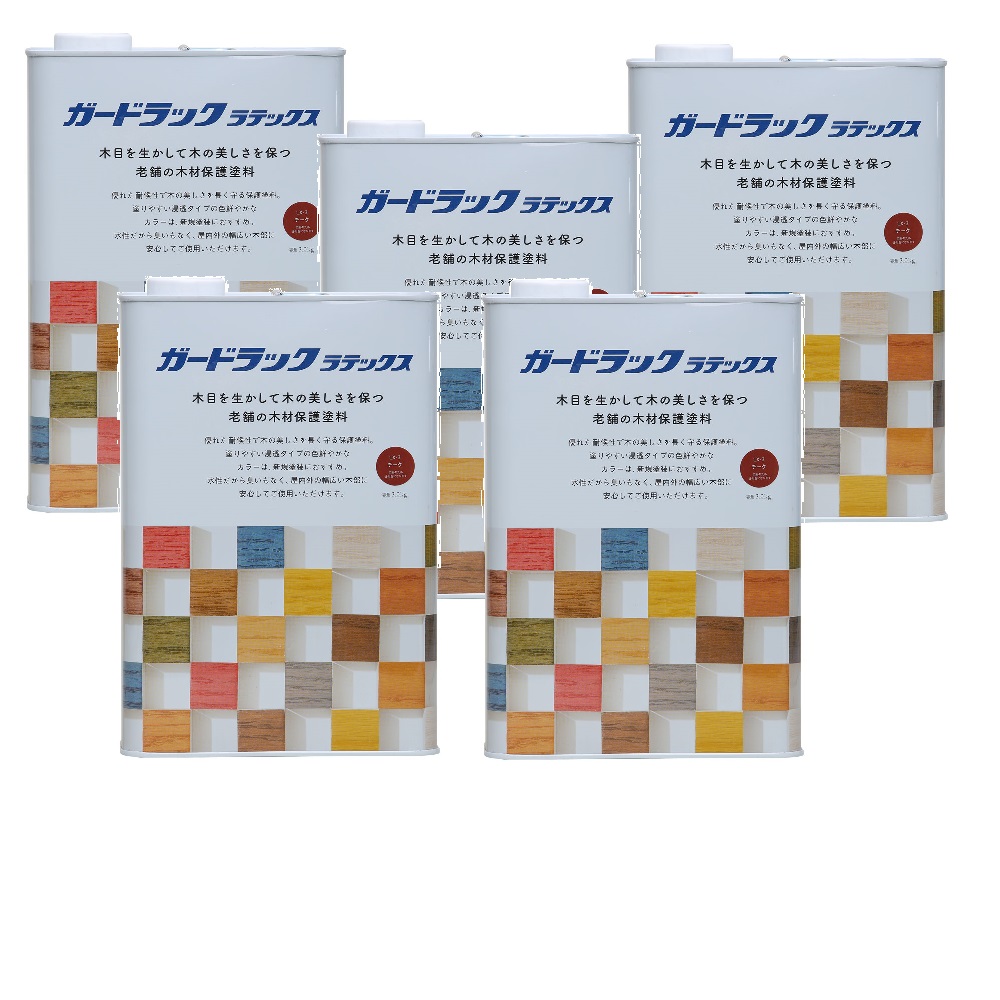 和信ペイント ガードラックラテックス ＬＸ－３ チーク（ＨＣ） 3kg ５缶セット 26,688円