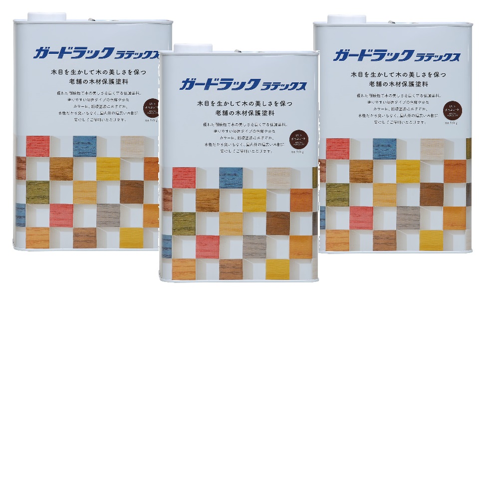 和信ペイント ガードラックラテックス ＬＸ－５ チョコレート（ＨＣ） 3kg ３缶セット 17,935円