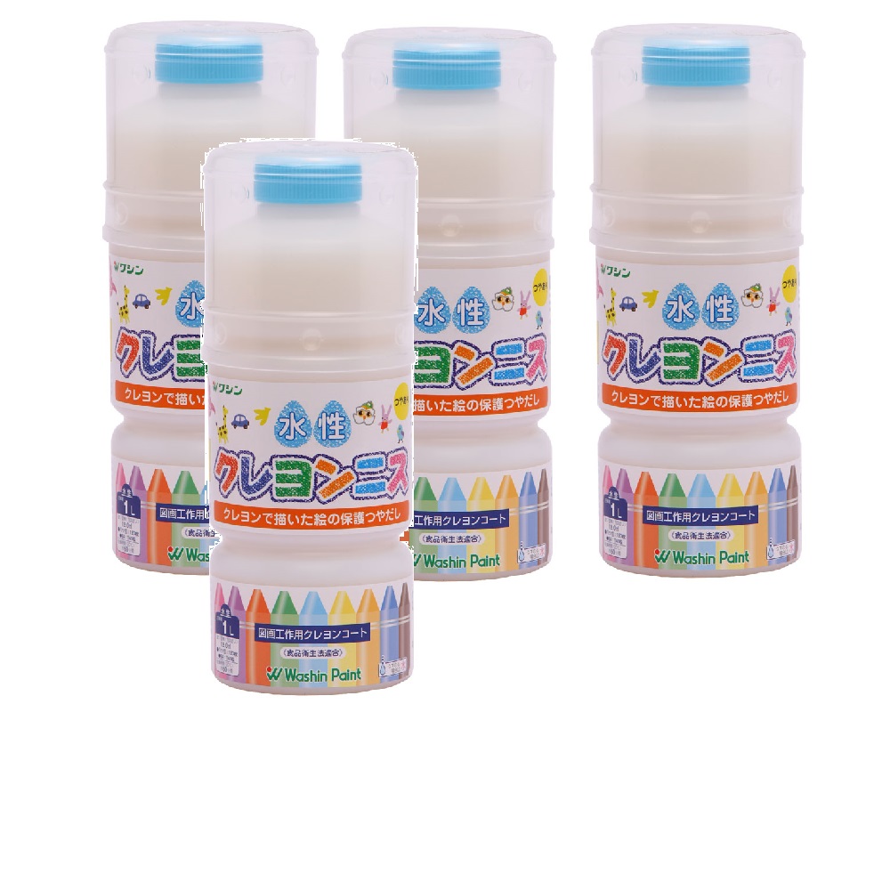 和信ペイント クレヨンニス つやあり 1L 4缶セット|buckteeth shop 店