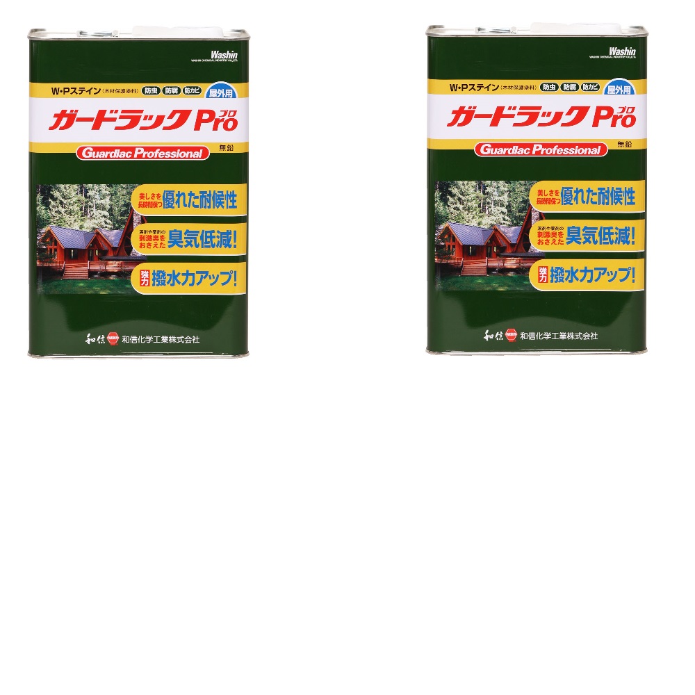 和信ペイント ガードラック プロ GP−3 チーク 4L 2缶セット|buckteeth shop 店